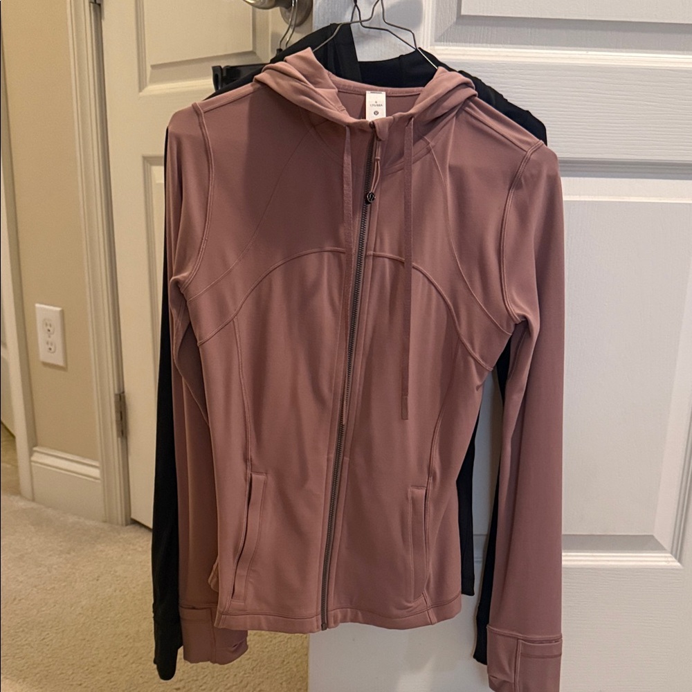Women's Mauve Hooded Jacket Define Hooded Jacket Nulu